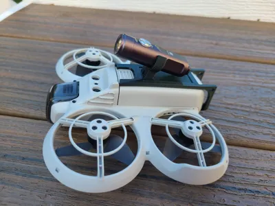 DJI Neo RovyVon Aurora A3 flashligh Mount
