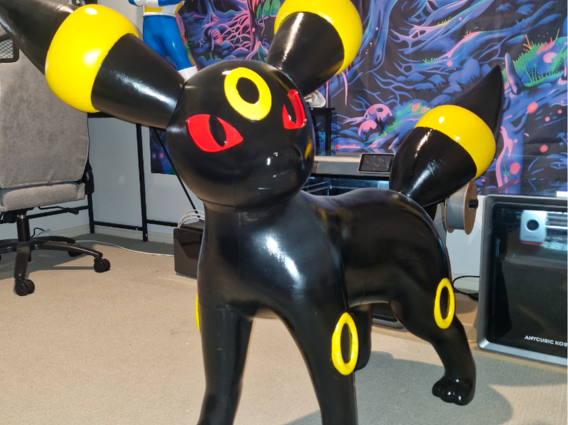 Life Size UMBREON Custom Made Pokémon Statue