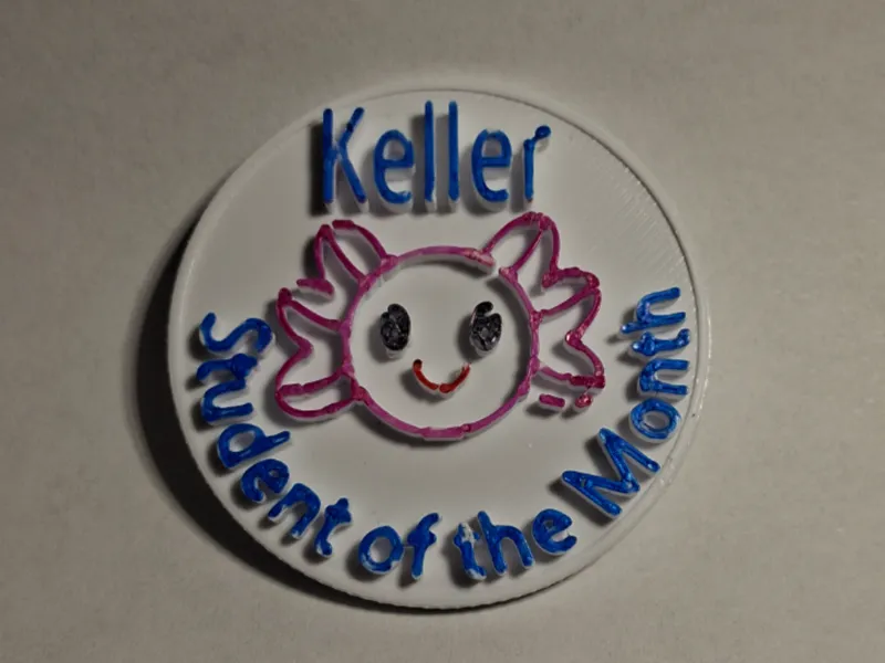 Axolotl Student of the Month Coin