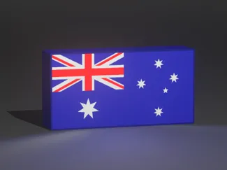 Australian Flag Lightbox