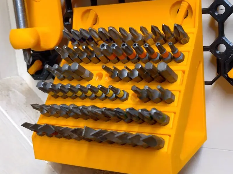 MultiBoard Hex Bit Holder with removable Inserts 