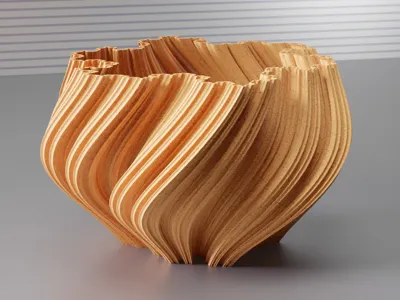 Snowflake vase