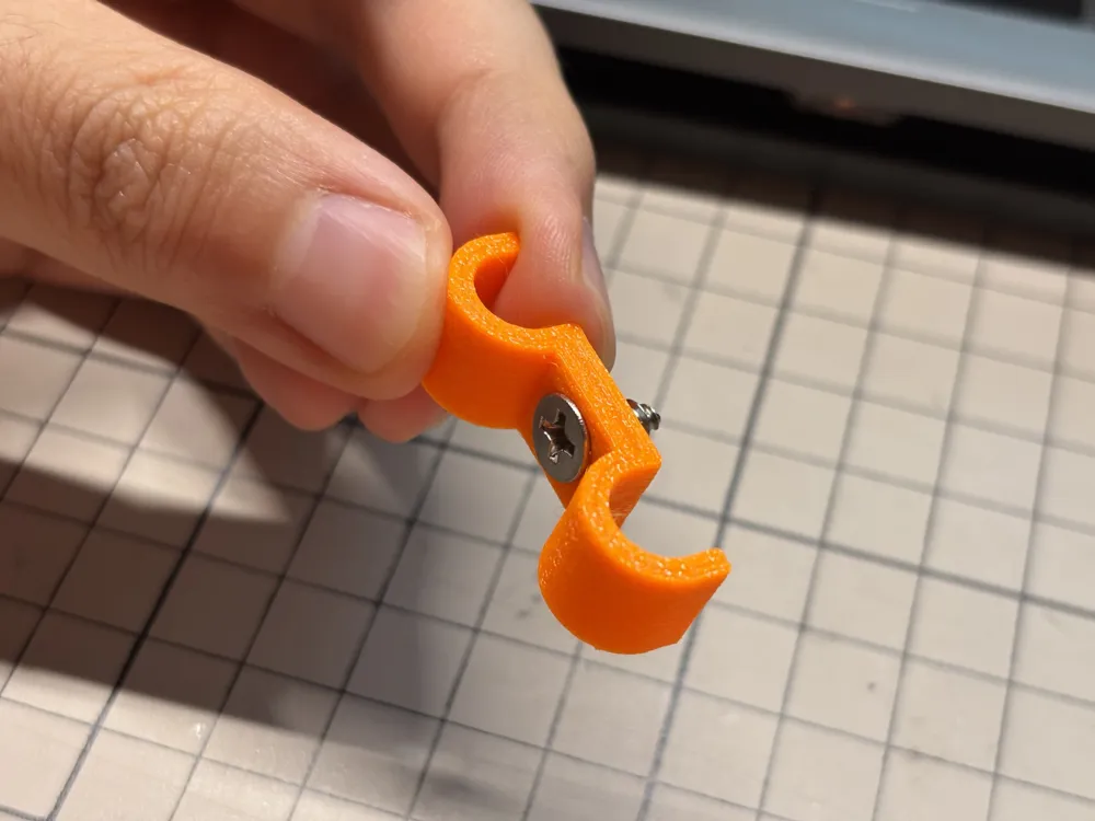 Secure Desk Cable Clips (Customizable Size, Uses Screws) by bennie ...