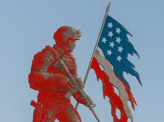 Fallen Soldier w/Skull