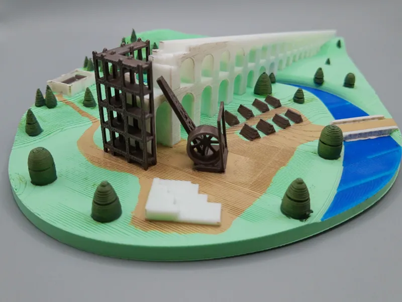 Aqueduct Construction Diorama