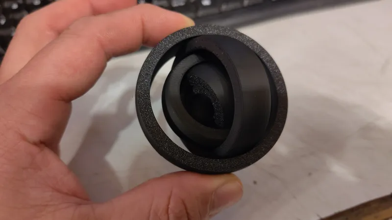 Low Friction Rotating Not-A-Bearing Fidget Toy