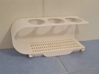 Porta spazzolini Oral-B 3 posti con gocciolatoio