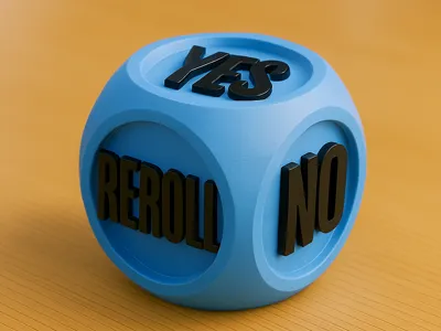 yes no reroll dice