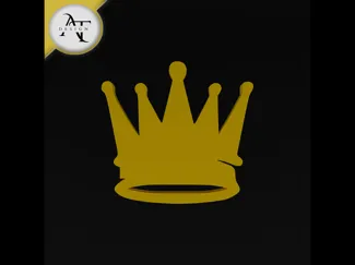 Simple Crown Symbol - 2D Art