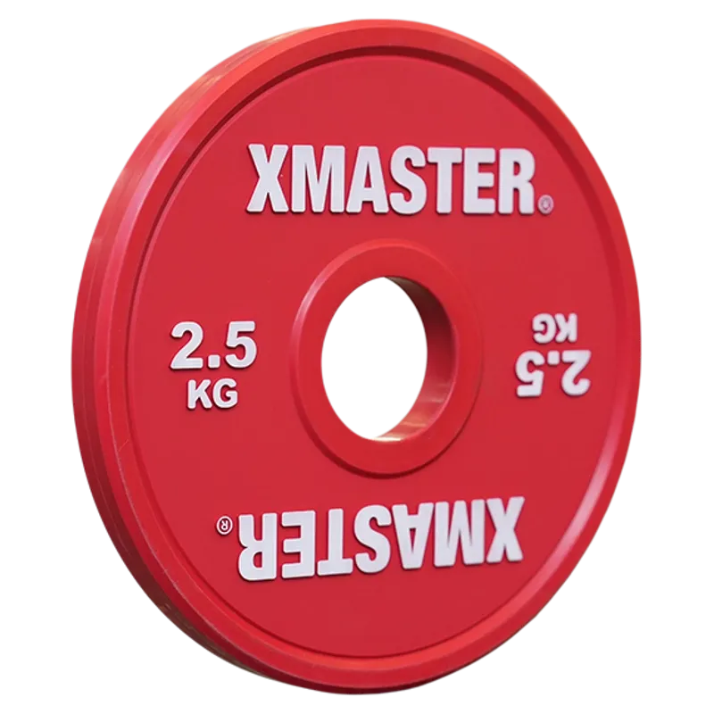 XMASTER Barbell Plate Rubber Small Plate Weight Plate Competition Small Plate Small Weight Plate Home Fitness Dumbbell