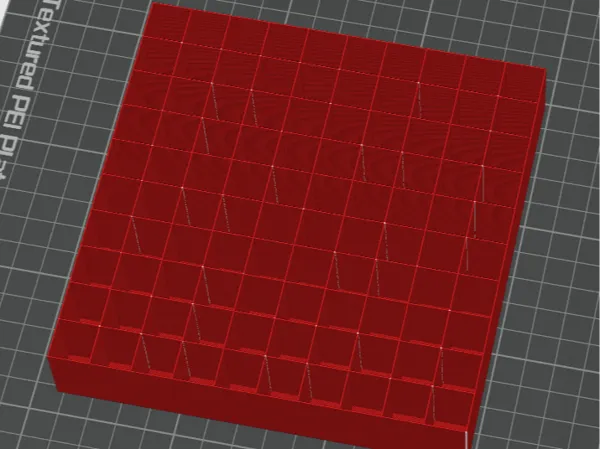 Boîte de rangement pour 100 fléchettes en mousse 13mm