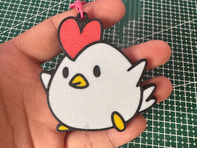 小鸡钥匙链