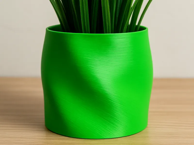 Swirl-Pattern IKEA FEJKA Pot