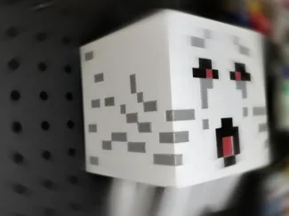 迷你垃圾桶 垃圾袋收纳 我的世界Minecraft恶魂Ghast 无AMS 两种取垃圾袋方式