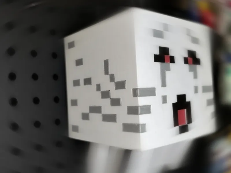 迷你垃圾桶 垃圾袋收纳 我的世界Minecraft恶魂Ghast 无AMS 两种取垃圾袋方式