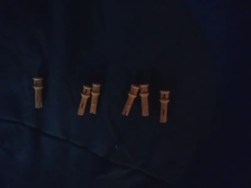 Legotechnic compatible pins set