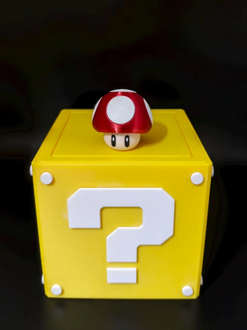 슈퍼 마리오 물음표 블록 휴지통/수납함(다양한 모델) - 무료 3D 프린트 모델 - MakerWorld