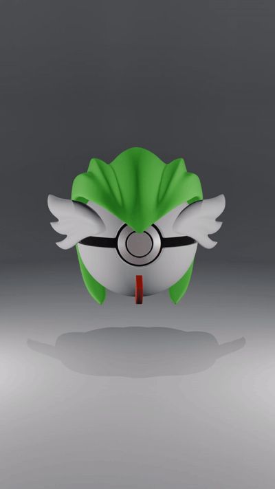 Gardevoir Themed pokeball