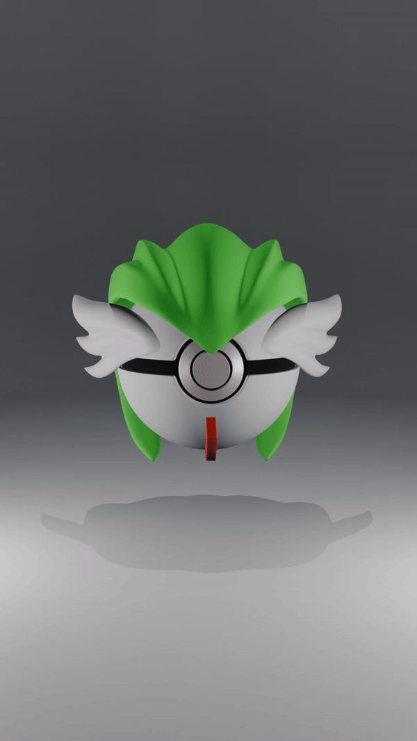 Gardevoir Themed pokeball