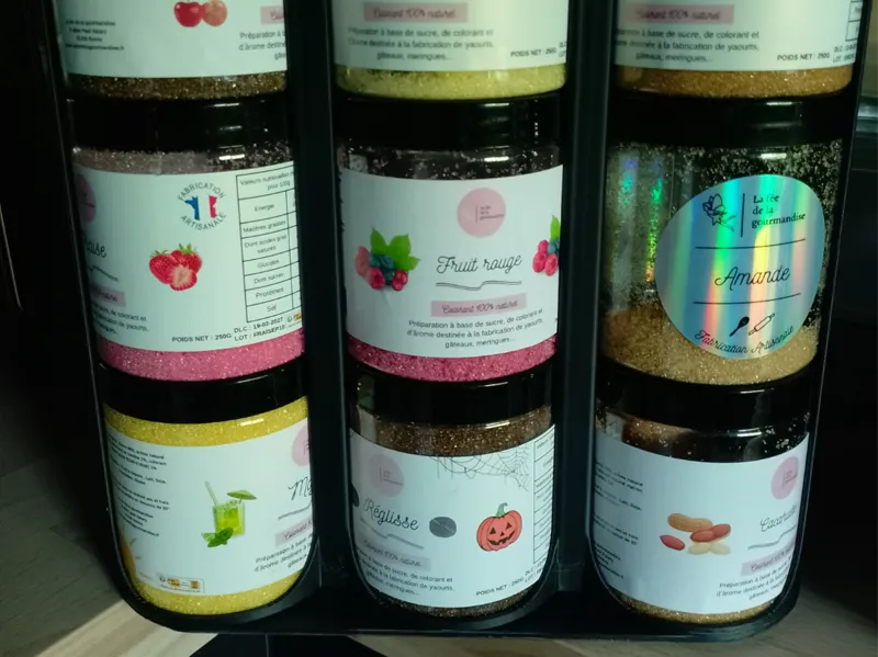 Range sucres aromatisés