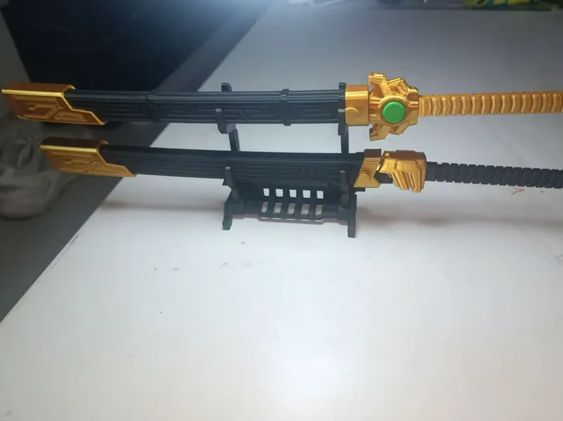 迷你双刀带武器架