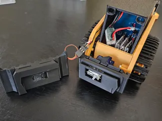 Profeeser boots bucket attachment and dettachment