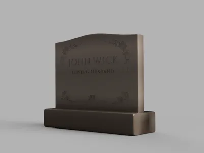 John Wick Grabstein