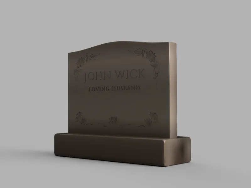 John Wick Grabstein