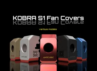 Anycubic Kobra S1 Hotend Cover + Fan Duct WIP 