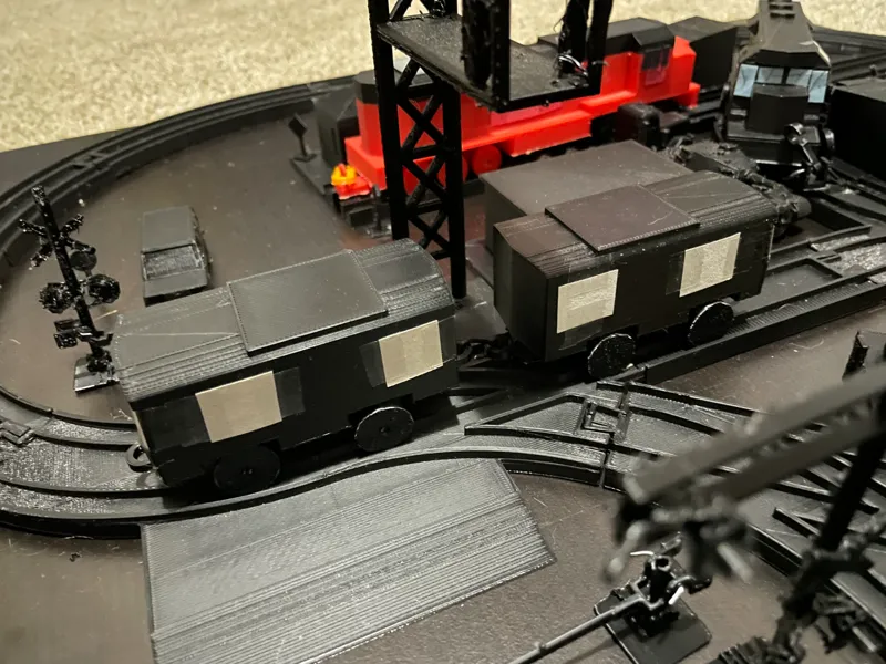 BlackTrax LRT cabin cars