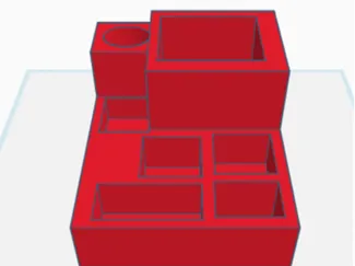 Box for sorting M&ms