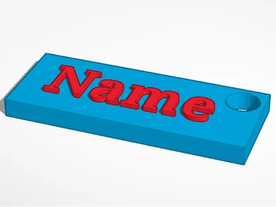 Customizable Keychain
