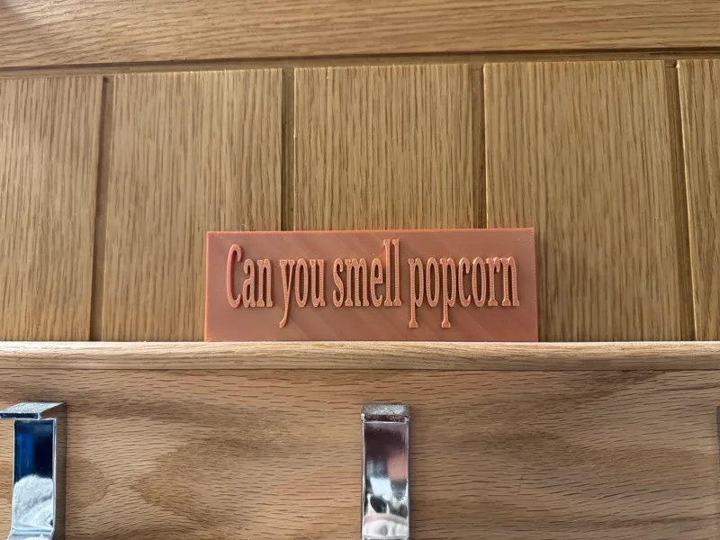 can you smell popcorn 