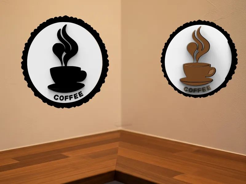 Coffee Corner Sign Compatible With 4 Color