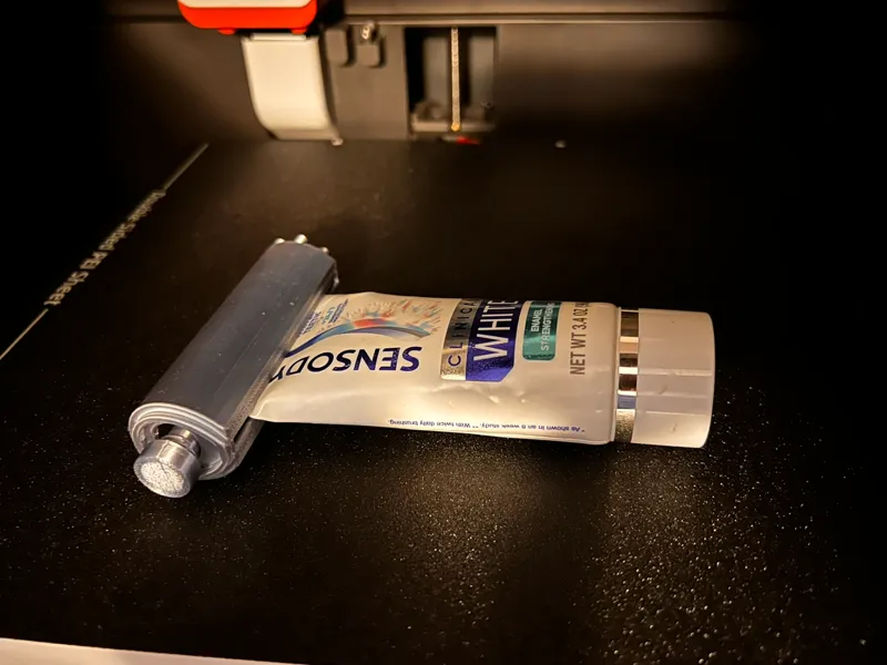 Toothpaste / Tube Squeezer with Screw on Cap