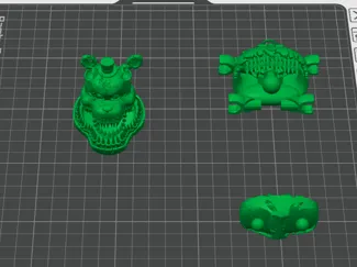 nightmare fredbear action figure head and torso