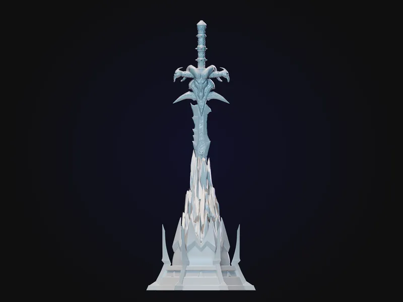 Frostmourne with stand