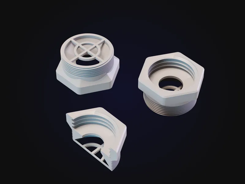 Plumbing adapter M20x2-M22x1