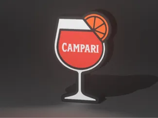 Campari Drink LightBox