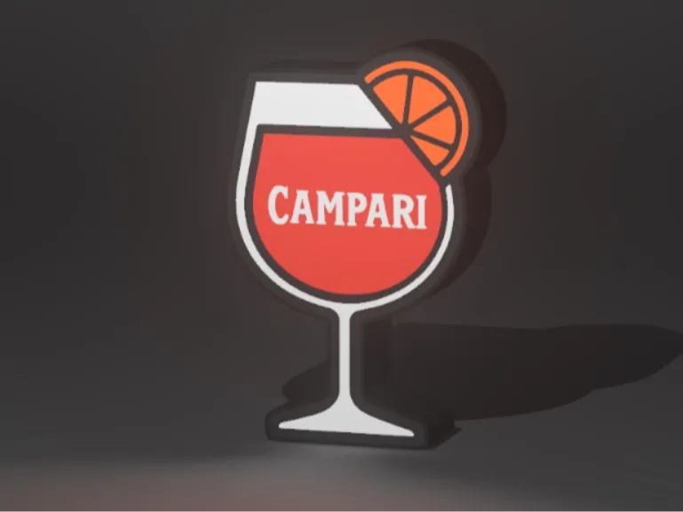 Campari Drink LightBox