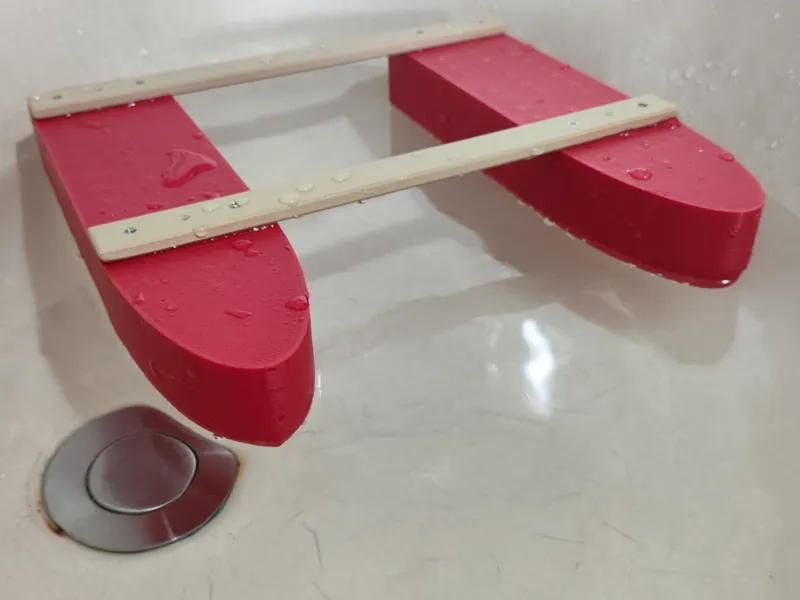 双体船模型可以下水 ship catamaran