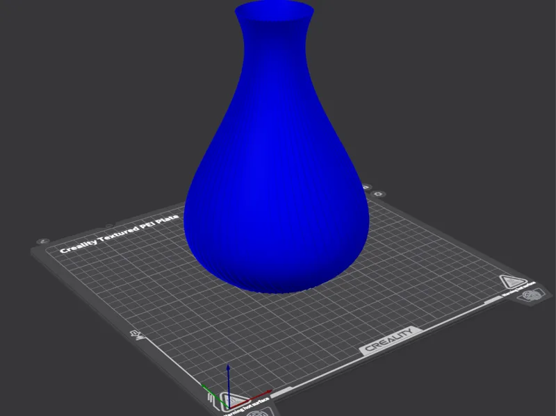 spiraling vase