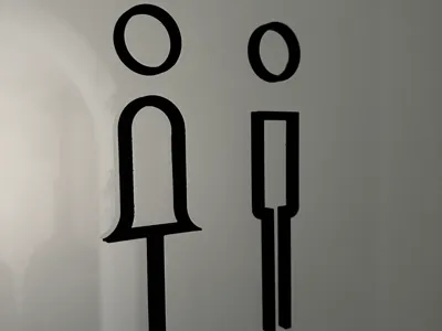 WC Pictogram / Toilet Sign