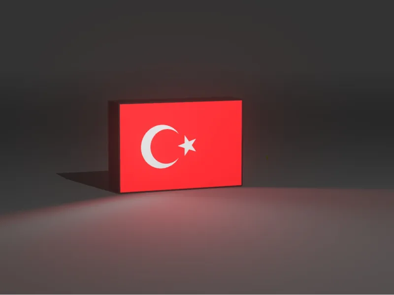 Türk Bayrağı Light Box
