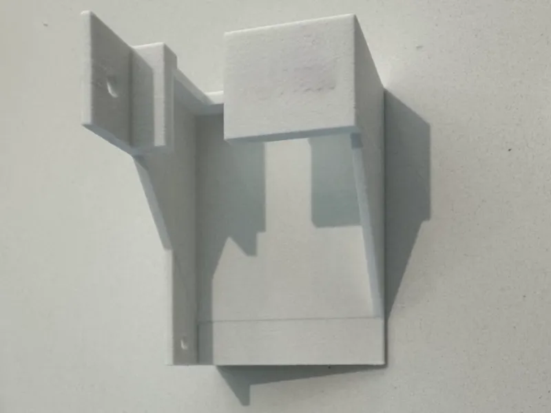 Power strip mount, slip in and lock