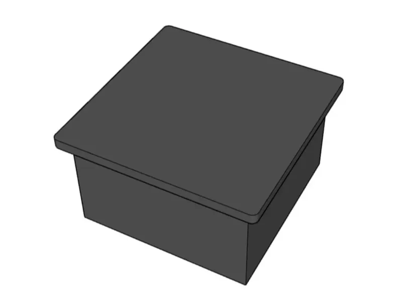 Portable DJ Booth Replacement Frame Cap