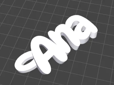 Ana Name Keychain