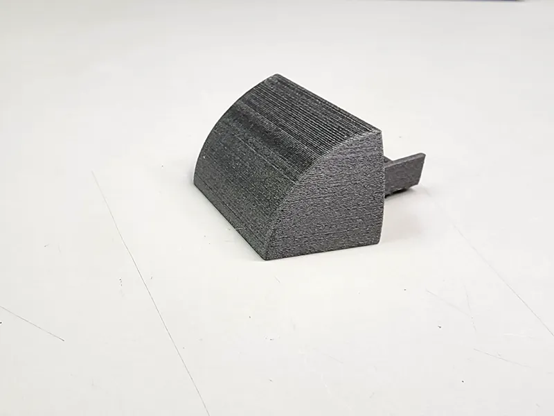 Wall bumper end cap
