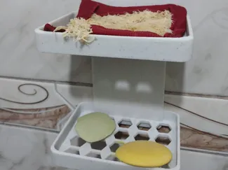 2-tier soap holder / Saboneteira de 2 andares