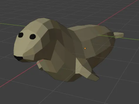 Low Poly Seal 